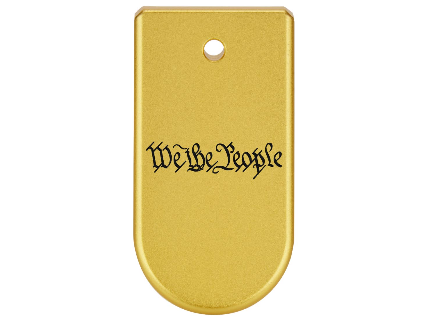 NDZ Glock 43X 48 Magazine Base Plate Extension Aluminum Gold